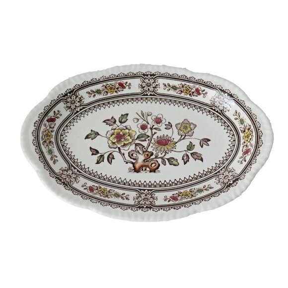 Vintage Wood & Sons Burslem Dorset Gravy Boat with Plate 1950s - Picture 6 of 7